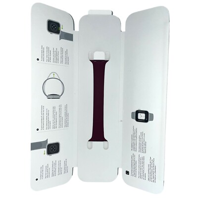 Apple Watch 42mm 44mm 45mm 49mm 2 3 4 5 6 7 8 9 SE Solo Loop Band Size 7 - Plum
