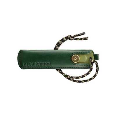 OLFA WORKS BK LEATHER CASE for Bushcraft Knife GREEN [OWA-C01-G] FS Japan Import
