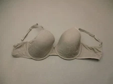 36DD NATORI Womens Gray Lined Underwire Back Closure Demi Bra 6Q