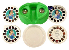 1998 View-Master Snow White the Seven Dwarfs Viewer w/ 4 Reels Case Disney