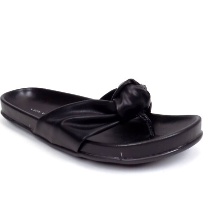 NEW! Very Volatile Glaze Women's Flats Casual Slide Black Sandals Size 10.0 Med,