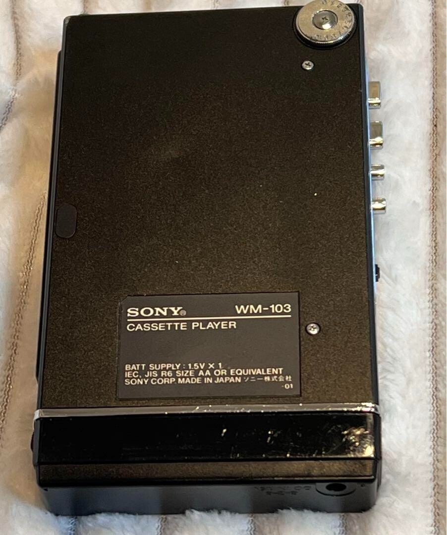 Rare SONY WM-103 Walkman Cassette Player Vintage From Japan | eBay