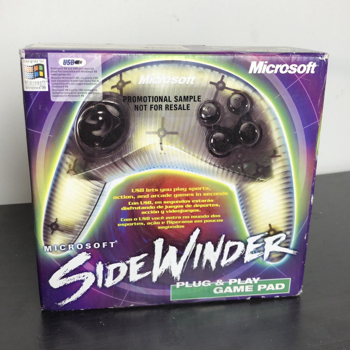 MICROSOFT SIDEWINDER JOYSTICK (1996) ORIGINAL VERSION FOR PC