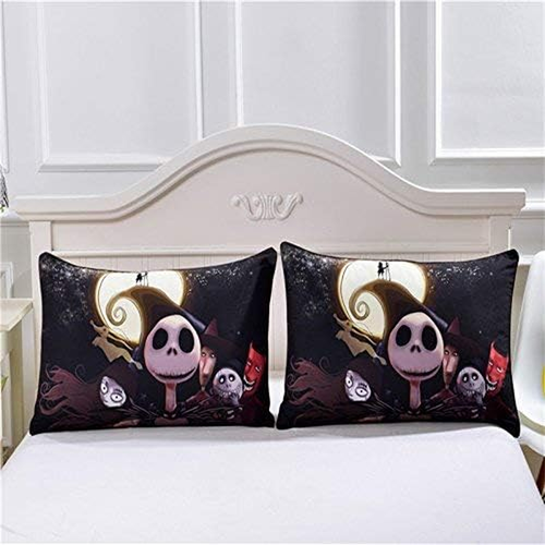 3D Nightmare before Christmas Duvet Cover Sets, Scarecrow Style Sally and Jack S - Picture 3 of 3