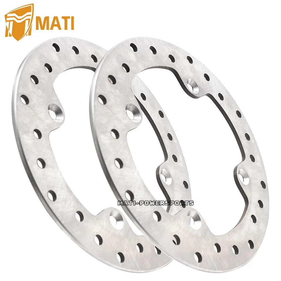 Rotor de disco de freno delantero/trasero 2 piezas para Cam-Am Maverick 1000R/Max 1000R 2013-2018 Foto 3 de 4