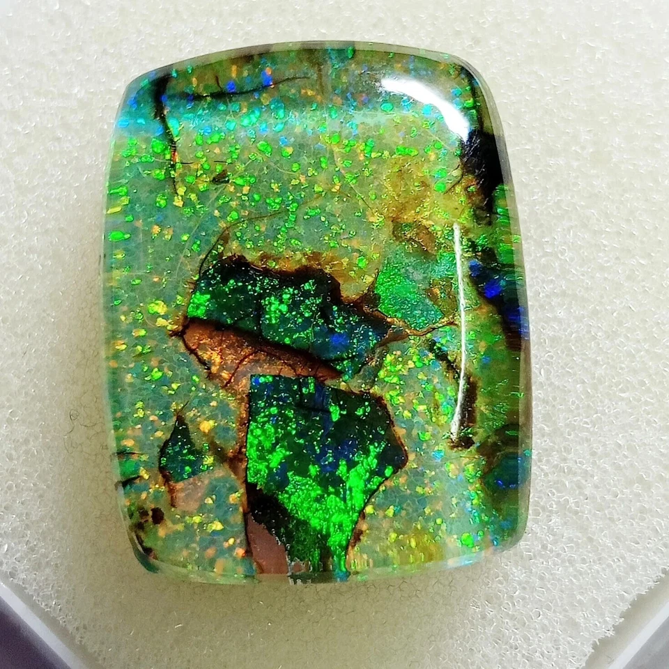 Natural 19-21 Ct Awesome Doublet Monarch Opal Cabochon Certified EGL Gemstone - Image 3 of 4