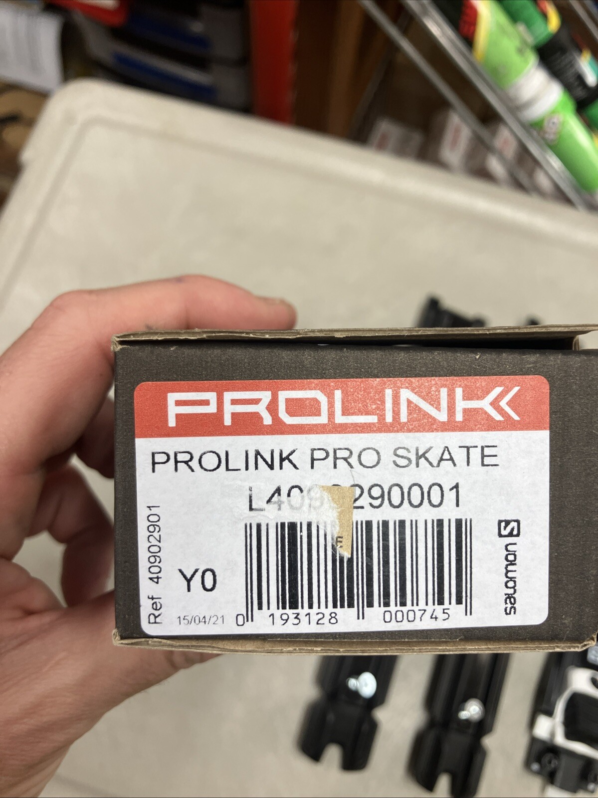 Attacco per pattini Salomon Prolink Pro (cross country)