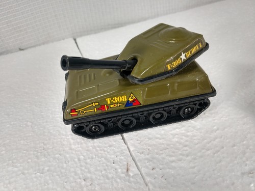 Avión a reacción de camuflaje Buddy L 1980 vintage, tanque, jeep, remolque, - Imagen 9 de 12