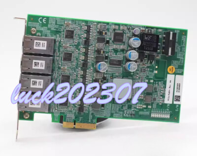 1PC used Pci-poe4 + Gigabit network port mechanical vision image capture card#YY