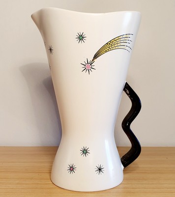 Retro Mid Century 1950s Wade England Shooting Star Large Vase
