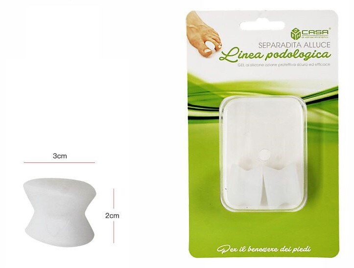 Z Pareja De Cojinetes De Silicona Separadores De Dedos Cuidado De Pies 64416 DFH