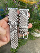 Genuine PY.THON leather Watch Strap Band size 16 18 19 20 21 22 23 24 25 26mm