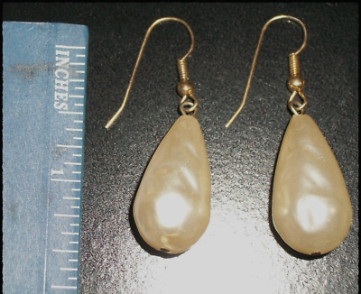 Fashion BAROQUE CLASSIC Pearl Teardrop Drop Dangle PIERCED Earrings Dress FORMAL | eBay Fashion BAROQUE CLASSIC Pearl Teardrop Drop Dangle PIERCED Earrings Dress FORMAL | eBay