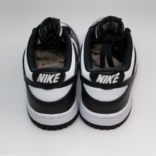 Youth Size 4 - Nike Dunk Low Retro GS Black and White 2021 Kids CW1590-100 - Picture 14 of 16