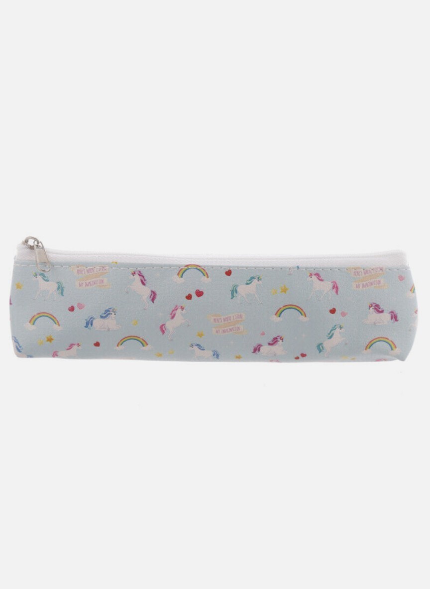 Puckator Rainbow Unicorn Pencil Case Multicolour 6x21x3cm.
