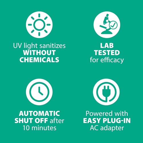 Compact UV Sanitizer for Toothbrushes - Fast Cleaning & Family-Friendly Design - Picture 8 of 9