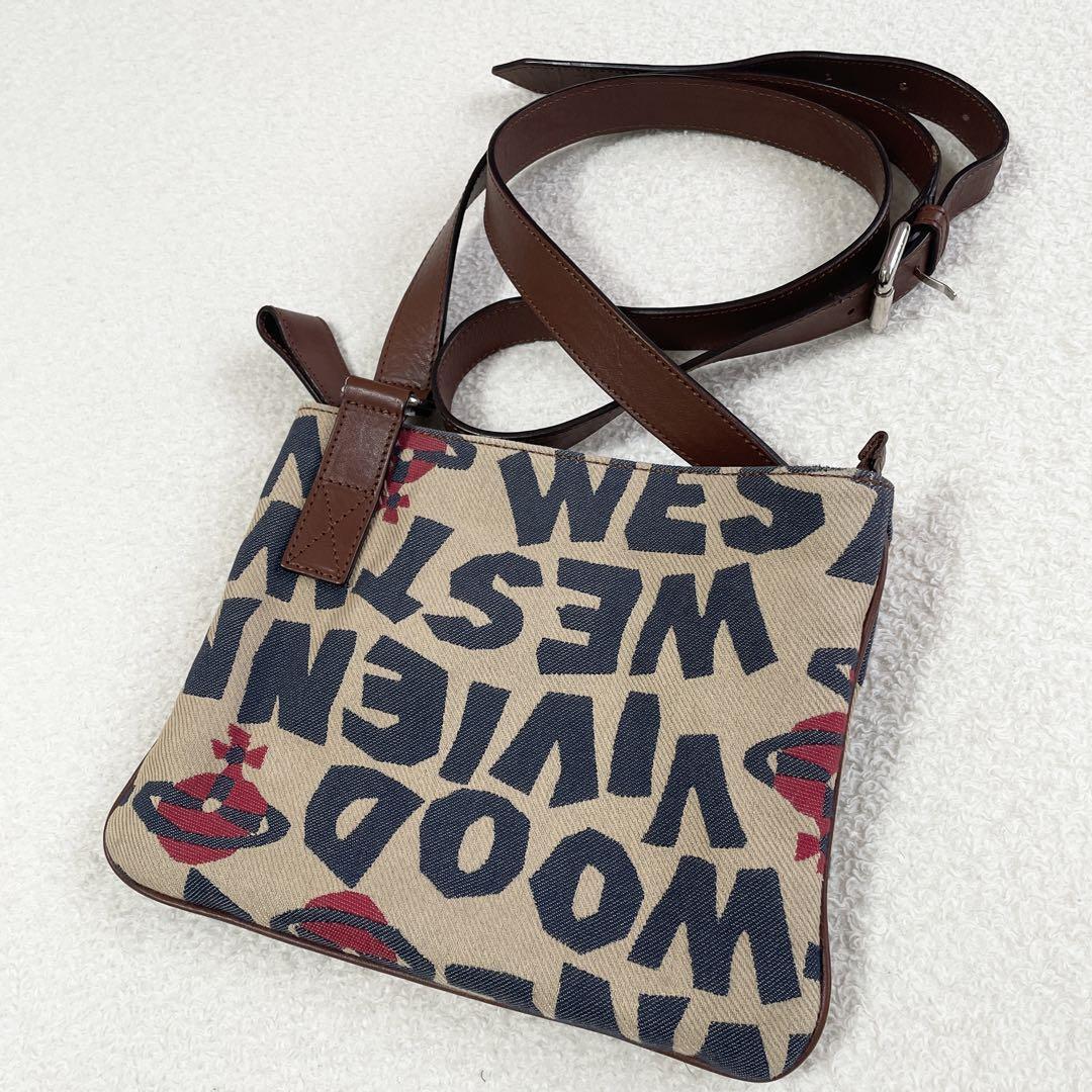 Vivienne Westwood London Canvas Shoulder Bag Total Pattern | eBay UK
