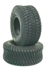 TWO 15X6.00-6 Lawn Tractor 15X6-6 4 Ply Rated Lawn Mower Set Two Tires 15/6x6