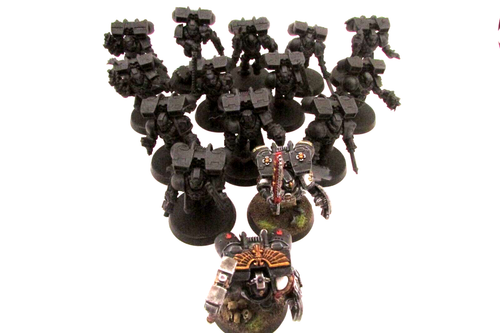 OOP Citadel / Warhammer 40k Space Marines Black Templars Vanguard Veterans