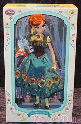 Disney Frozen Fever Limited Edition Designer Doll Anna NEW! | eBay