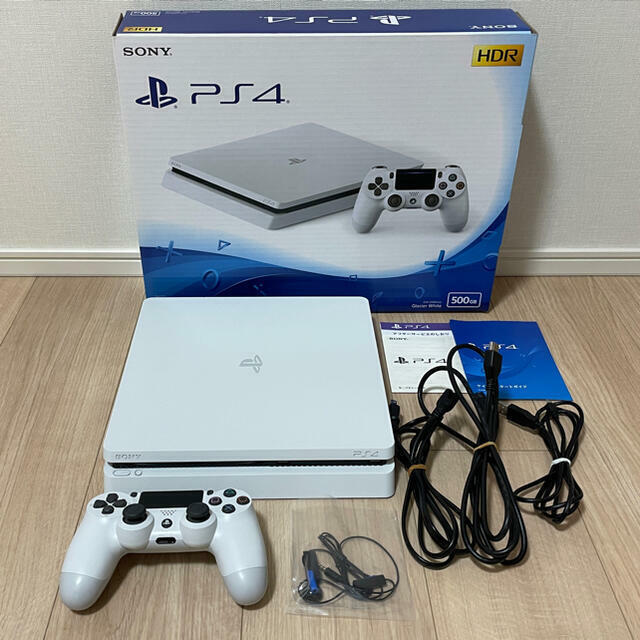 Sony Playstation 4 PS4 Console 500B CUH-2100A B02 Glacier White Fedex  Shipping