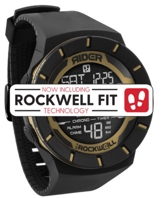 NEW IN BOX MENS Rockwell COLISEUM FIT Wrist Watch BLACK / GOLD LIMITED EDITION