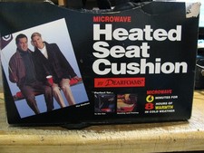 Dearfoam Heated Seat Cushion Pad Warms In Microwave Holds Warmth For Hours