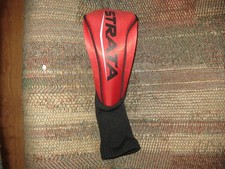 slightly used Strata Universal Fairway 3 wood headcover Red