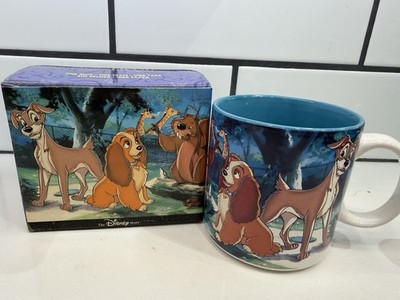 Vintage Disney Store Lady And The Tramp Collectible Movie Mug with Original Box