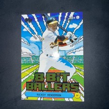 2026 Topps Series 1 Celebration - Rickey Henderson 8-Bit Baller #8B-17 Athletics