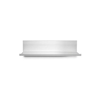 Hangman Products L-12W 12in No-Stud Floating Shelf White