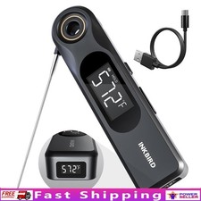 Dual-Screen Cooking Thermometer High Accuracy Waterproof Ultra-Fine Probe New