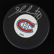 Henri Richard autographed signed autograph auto Montreal Canadiens logo puck JSA