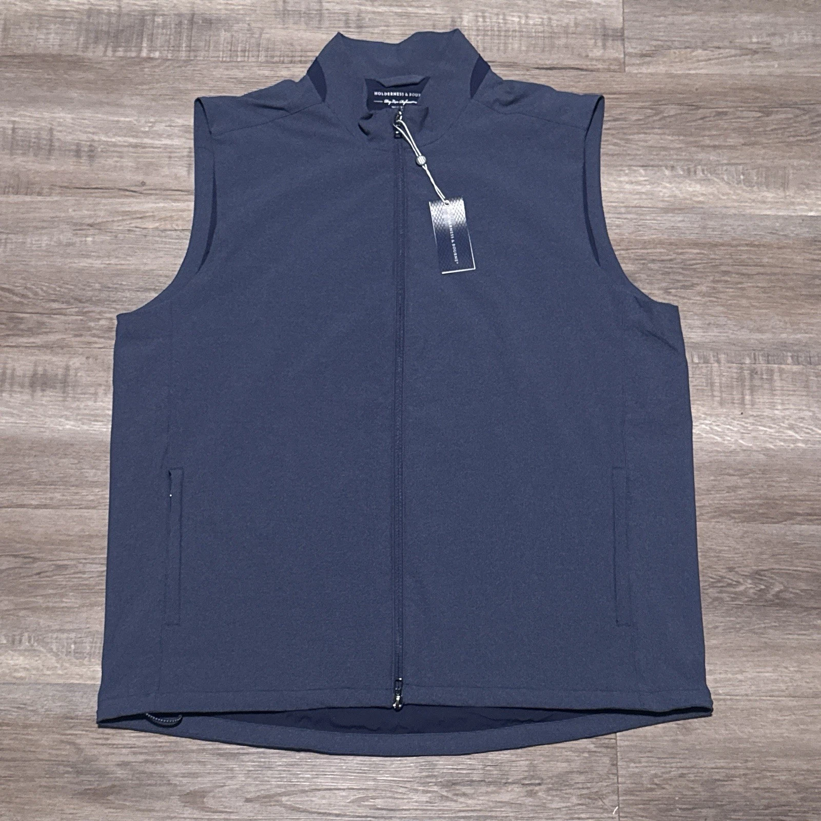 Holderness & Bourne Faulkner Golf Vest Full Zip Navy Blue Men's Size XL NEW
Opens in a new window or