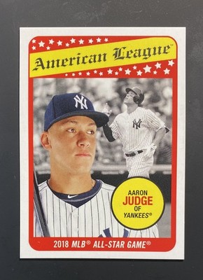 2018 Topps Throwback Thursday '69 Baseball All Star Design Aaron Judge