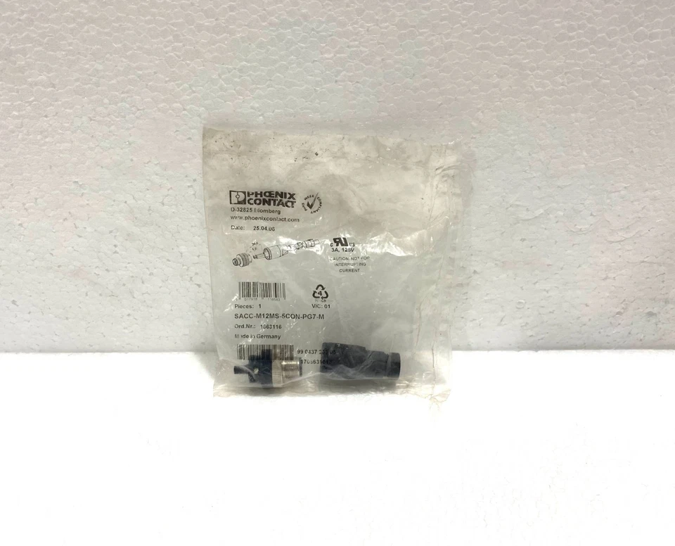 Phoenix Contact SACC-M12MS-5CON-PG7-M Connector Lot Of 10 - Image 2 of 3