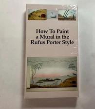 How To Paint a PRIMITIVE Rufus Porter Style UNOPENED NIB Folk Art VHS Tape