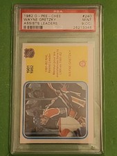1982-83 O-Pee-Chee - League Leaders Wayne Gretzky #240 PSA 9