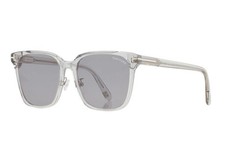 NEW TOM FORD TF0891-K 20D TRANSPARENT GREY SMOKE POLARIZED AUTHENTIC SUNGLASSES
