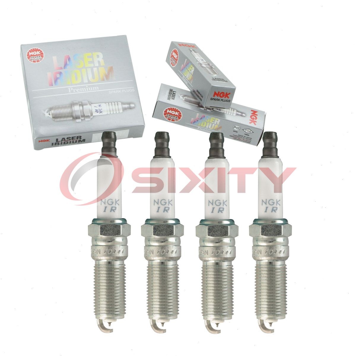 4 pc NGK Laser Iridium Spark Plugs for 2010-2017 Chevrolet Equinox 2.4L L4 me