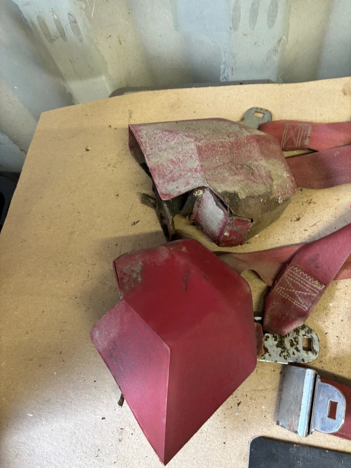 1981 82 83 84 1987 C10 K10 K5 Chevrolet GMC cinturones de seguridad muy ásperos conjunto de cinturones de seguridad O Foto 2 de 4