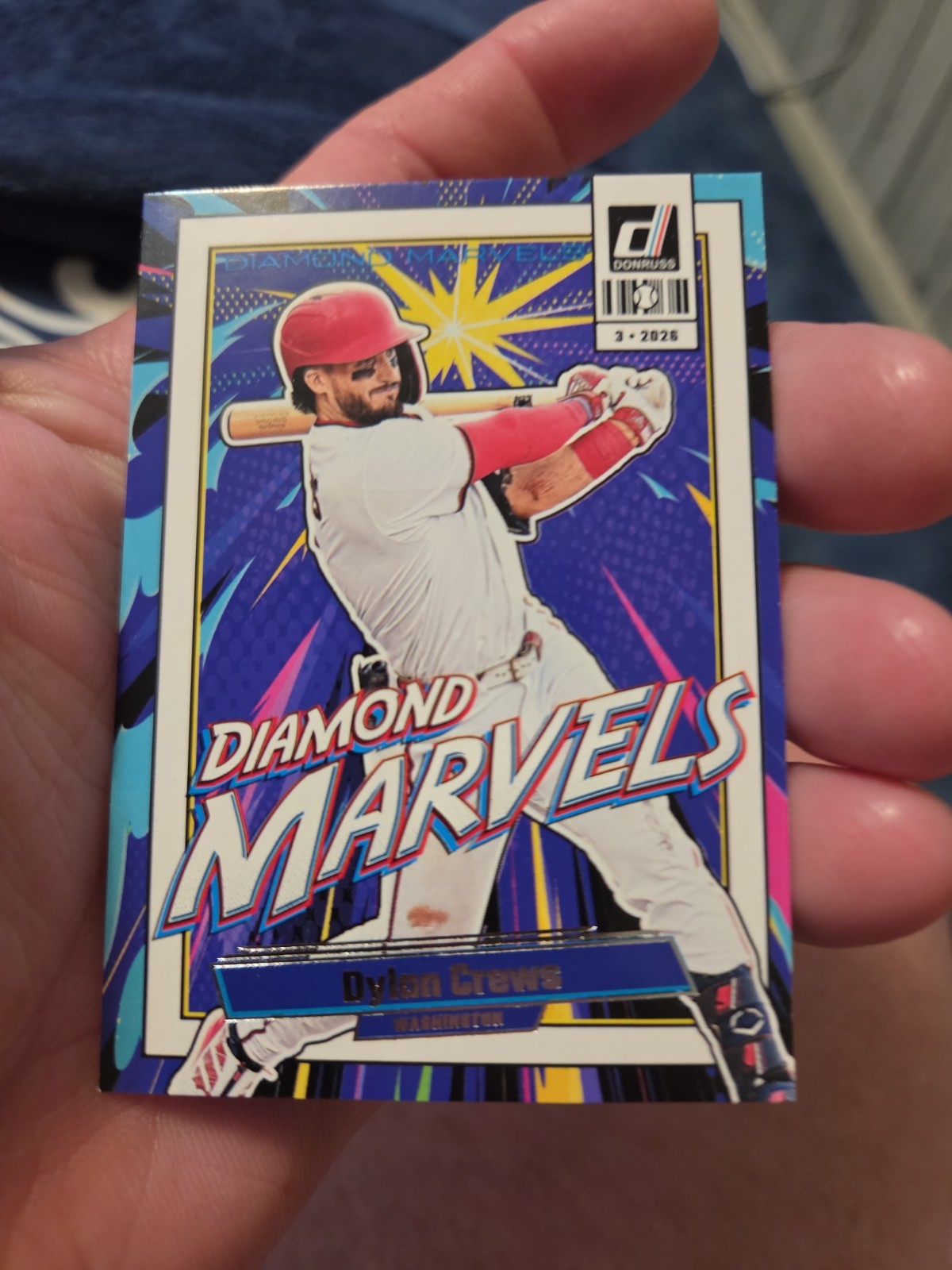 2026 Panini Donruss Dylan Crews Diamond Marvels # 16