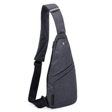 Anti-Theft RFID Blocking with zipper locked Sling Bag for Women and Men, Ligh...