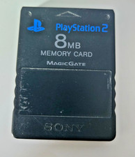 PS2 8mb Memory Card Sony Playstation 2 Official OEM MagicGate SCPH-10020 Tested