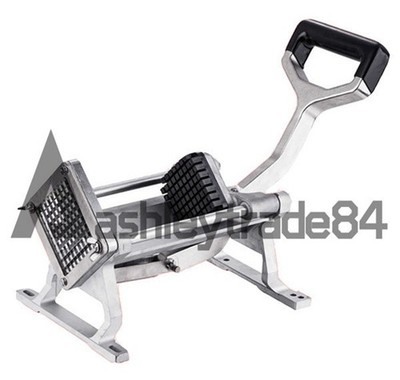 New Manual French Fries Potato Chips Maker Fruit Vegetable Cutter with 3 Blades 