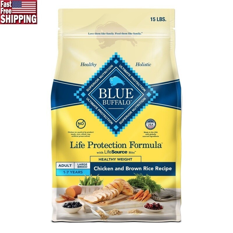 Chicken Kibble 15lb Dry Food Antioxidant Nutrition