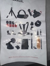 Luxebell Action Camera Accessories Kit   Tripod  Mounts   New