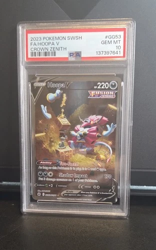 Pokémon Hoopa V GG53/GG70 PSA 10 - GEM MINT 💎