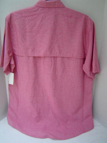 NEW MENS IZOD BIG&TALL RAPTURE ROSE UPF-35 QUICK DRY SHORT SLEEVE SHIRT ...