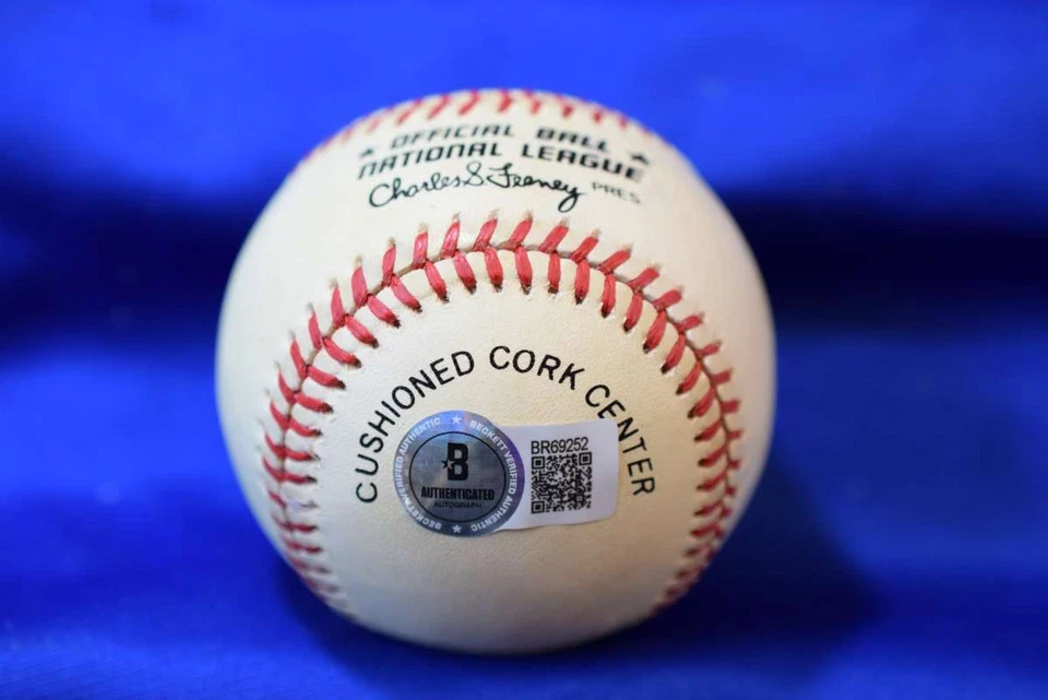 Stan Musial Beckett BAS Autograph ONL Feeney National League Signed Baseball - Image 2 of 2